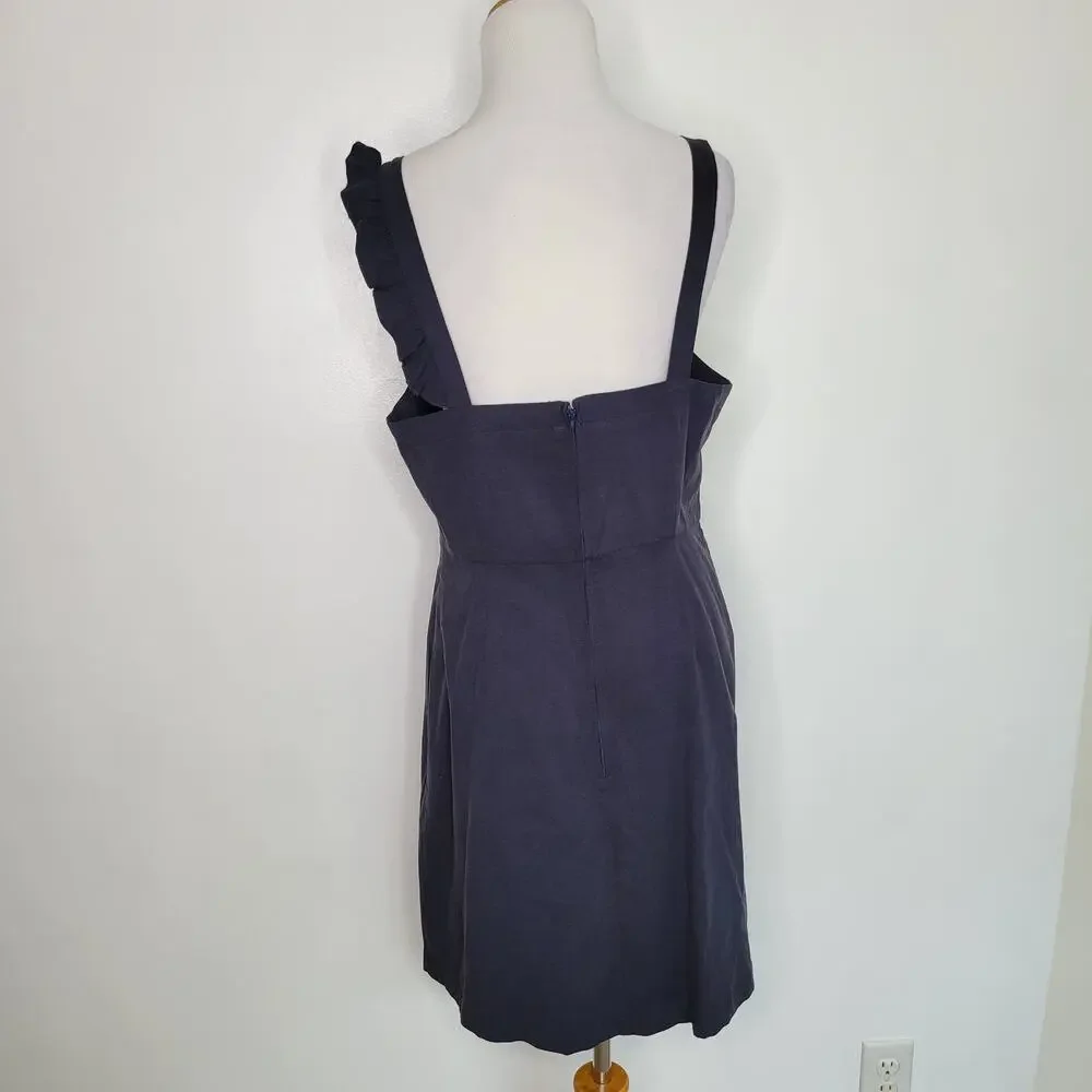 NWT ModCloth Summer Dress Ruffle Strap Apron Wedding Guest Date Night Women 10